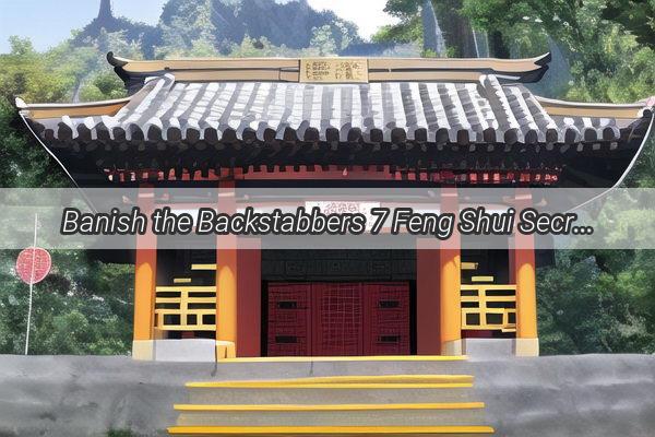 Banish the Backstabbers 7 Feng Shui Secrets to Repel Negative Energy and Protect Your Home from Malefactors